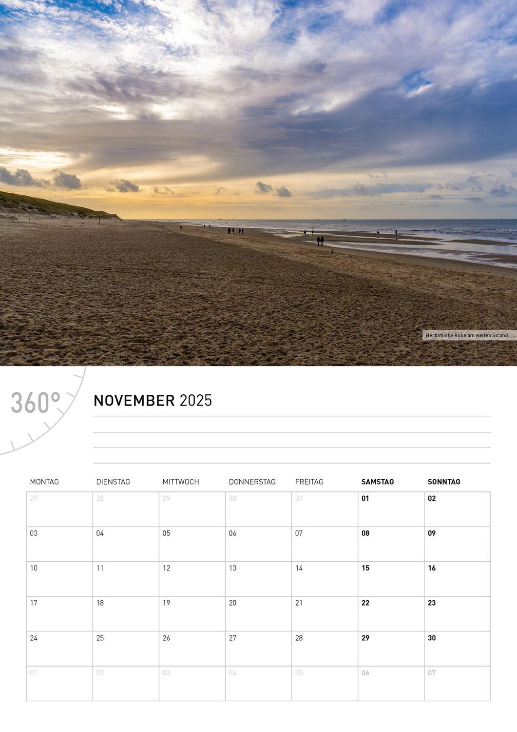 Bild: 9783968555775 | 360° Texel Broschürenkalender 2025 | Tanja Neumann | Kalender | 28 S.