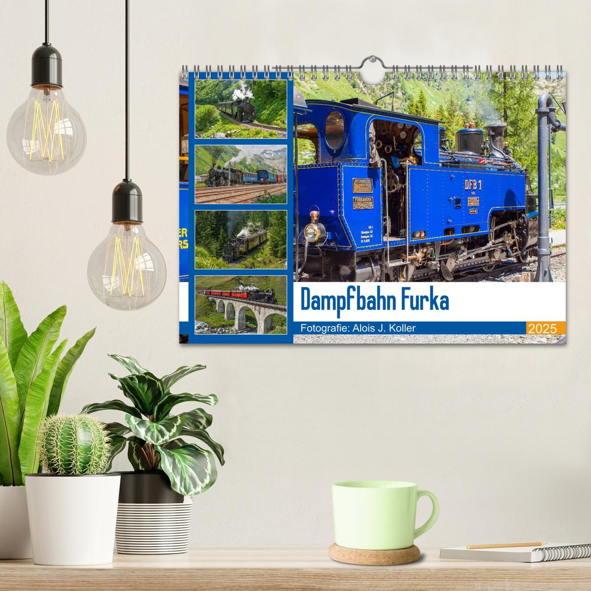 Bild: 9783435427765 | Dampfbahn Furka 2025 (Wandkalender 2025 DIN A4 quer), CALVENDO...