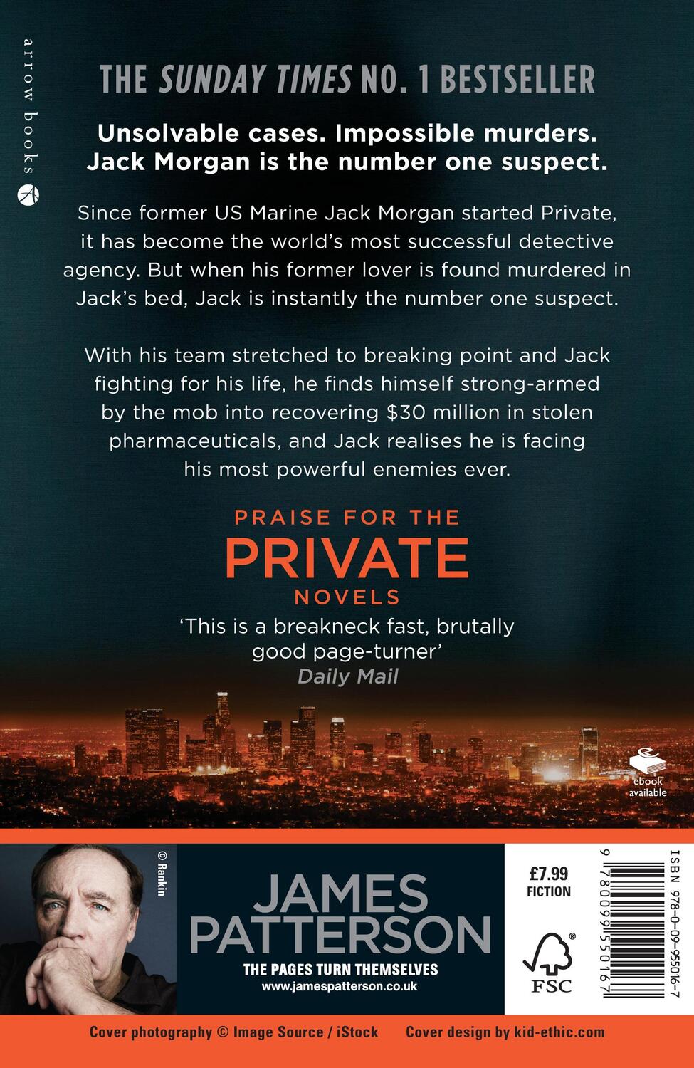 Rückseite: 9780099550167 | Private: No. 1 Suspect | (Private 4) | James Patterson | Taschenbuch