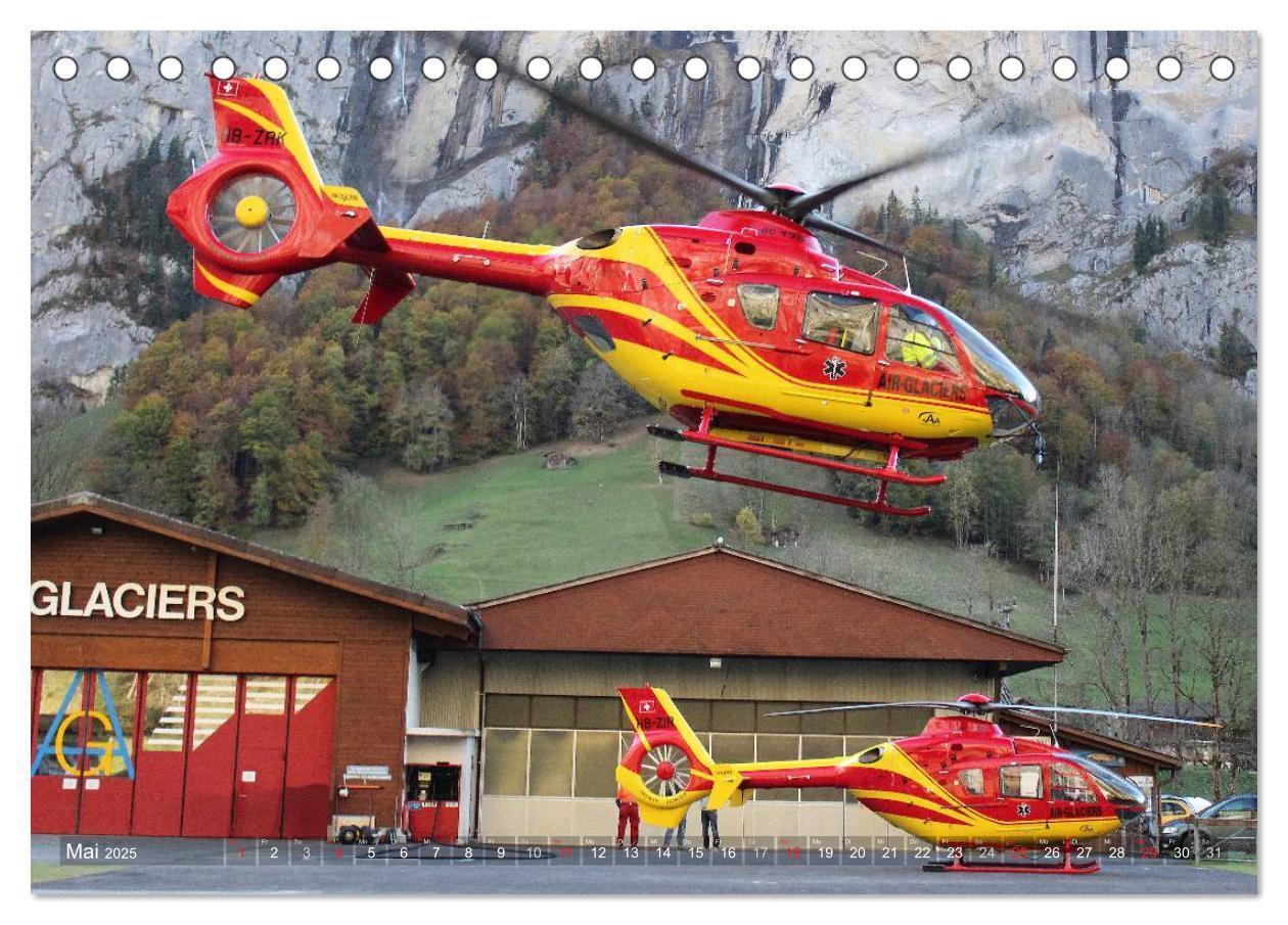 Bild: 9783435633708 | Helikopter in der Luft (Tischkalender 2025 DIN A5 quer), CALVENDO...