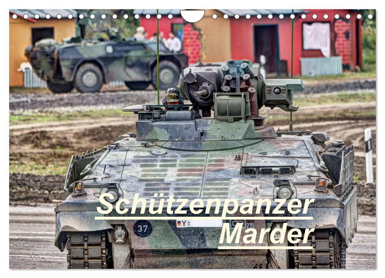 Cover: 9783435823802 | Schützenpanzer Marder (Wandkalender 2025 DIN A4 quer), CALVENDO...