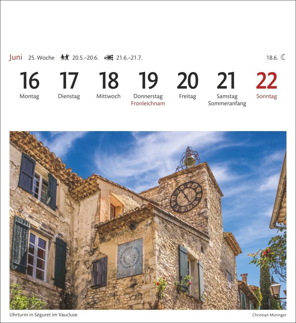 Bild: 9783840033421 | Provence Sehnsuchtskalender 2025 - Wochenkalender mit 53 Postkarten