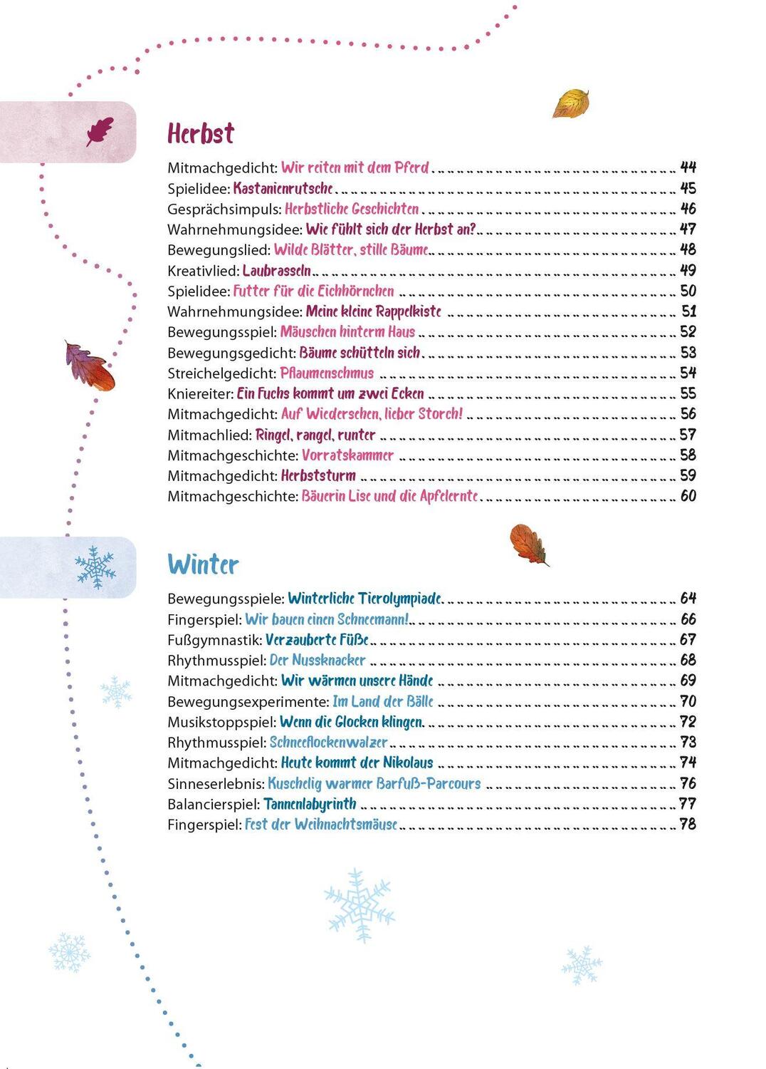 Bild: 9783960462705 | Das Krippen-Jahreszeitenbuch: Bewegungsspiele &amp; Mitmachideen | Buch