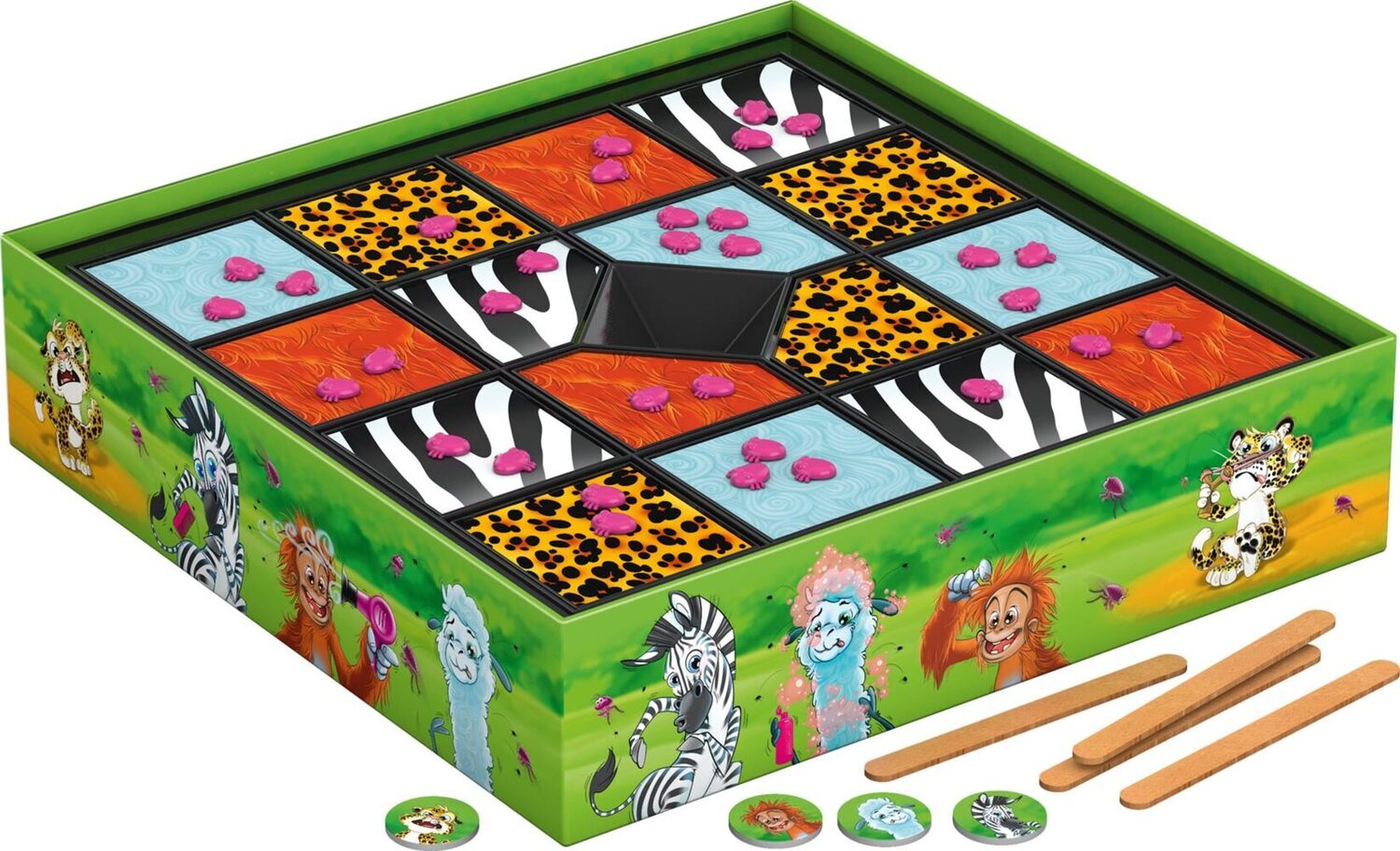 Bild: 4001504406370 | Floh im Zoo | Kinderspiele | Spiel | Deutsch | 2022 | Schmidt