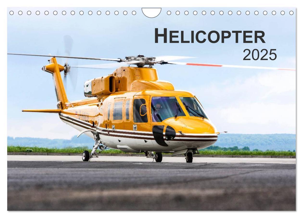 Cover: 9783435822836 | Helicopter 2025 (Wandkalender 2025 DIN A4 quer), CALVENDO...