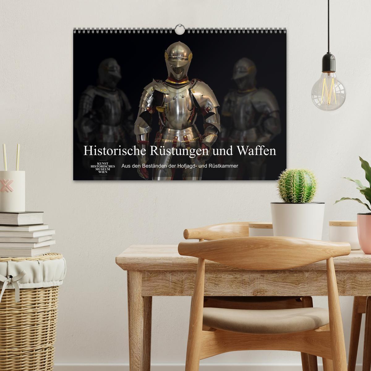 Bild: 9783435480241 | Historische Rüstungen und Waffen (Wandkalender 2025 DIN A3 quer),...