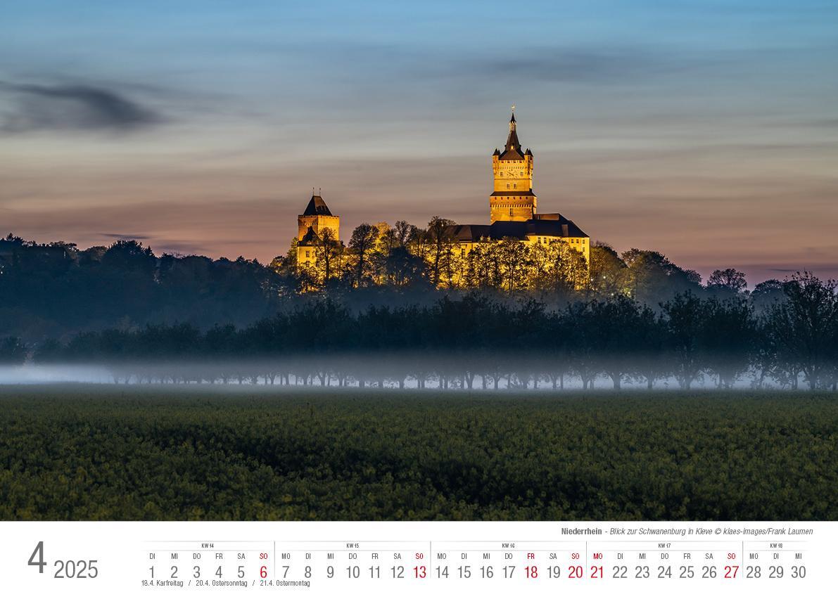 Bild: 9783965352216 | Niederrhein 2025 Bildkalender A3 Spiralbindung | Holger Klaes | 2025