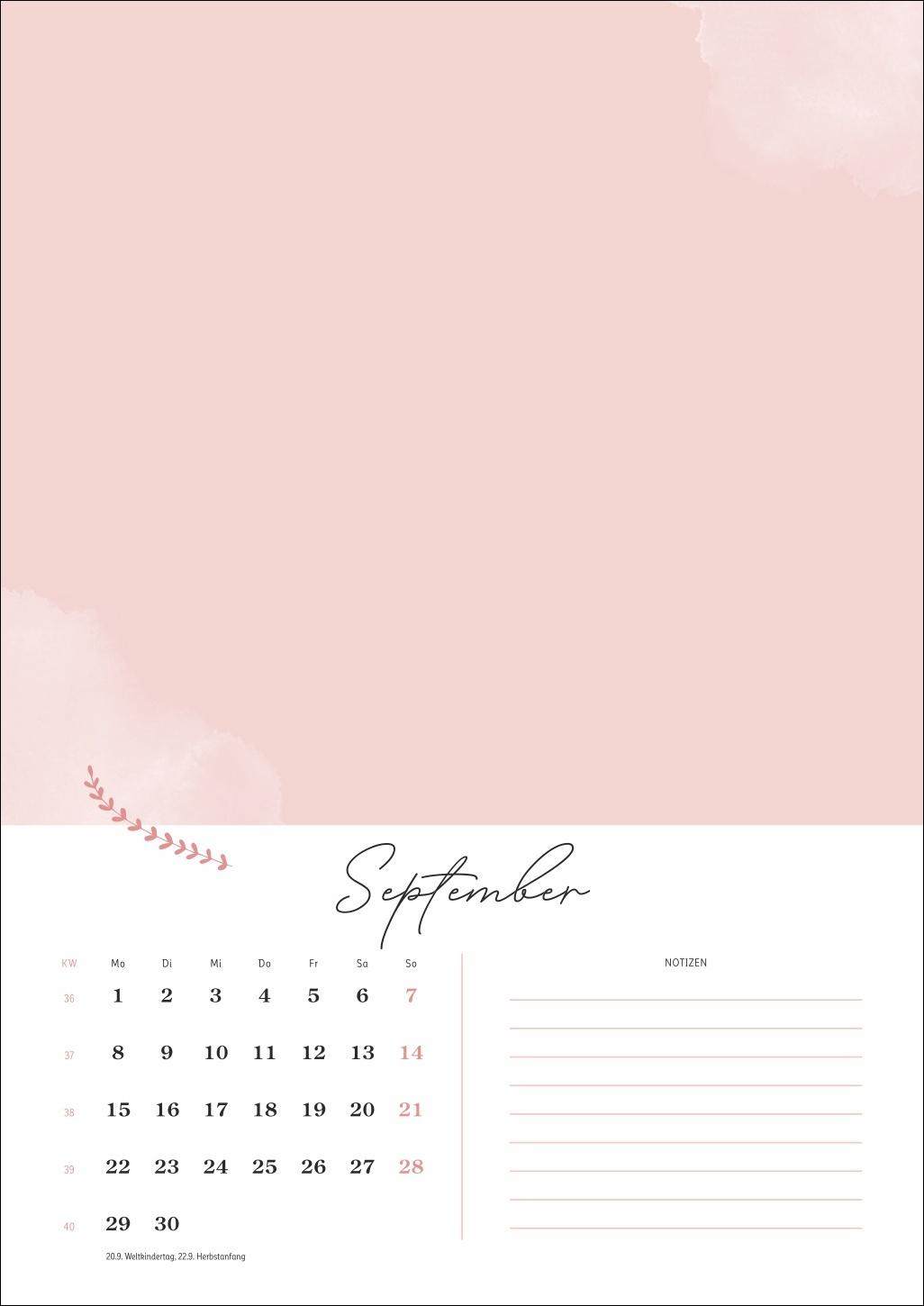 Bild: 9783756408672 | Kreativkalender Glücksmomente A4 2025 | Kalender | Spiralbindung