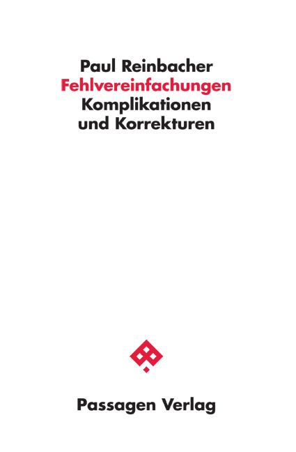 Cover: 9783709204542 | Fehlvereinfachungen | Komplikationen und Korrekturen | Paul Reinbacher