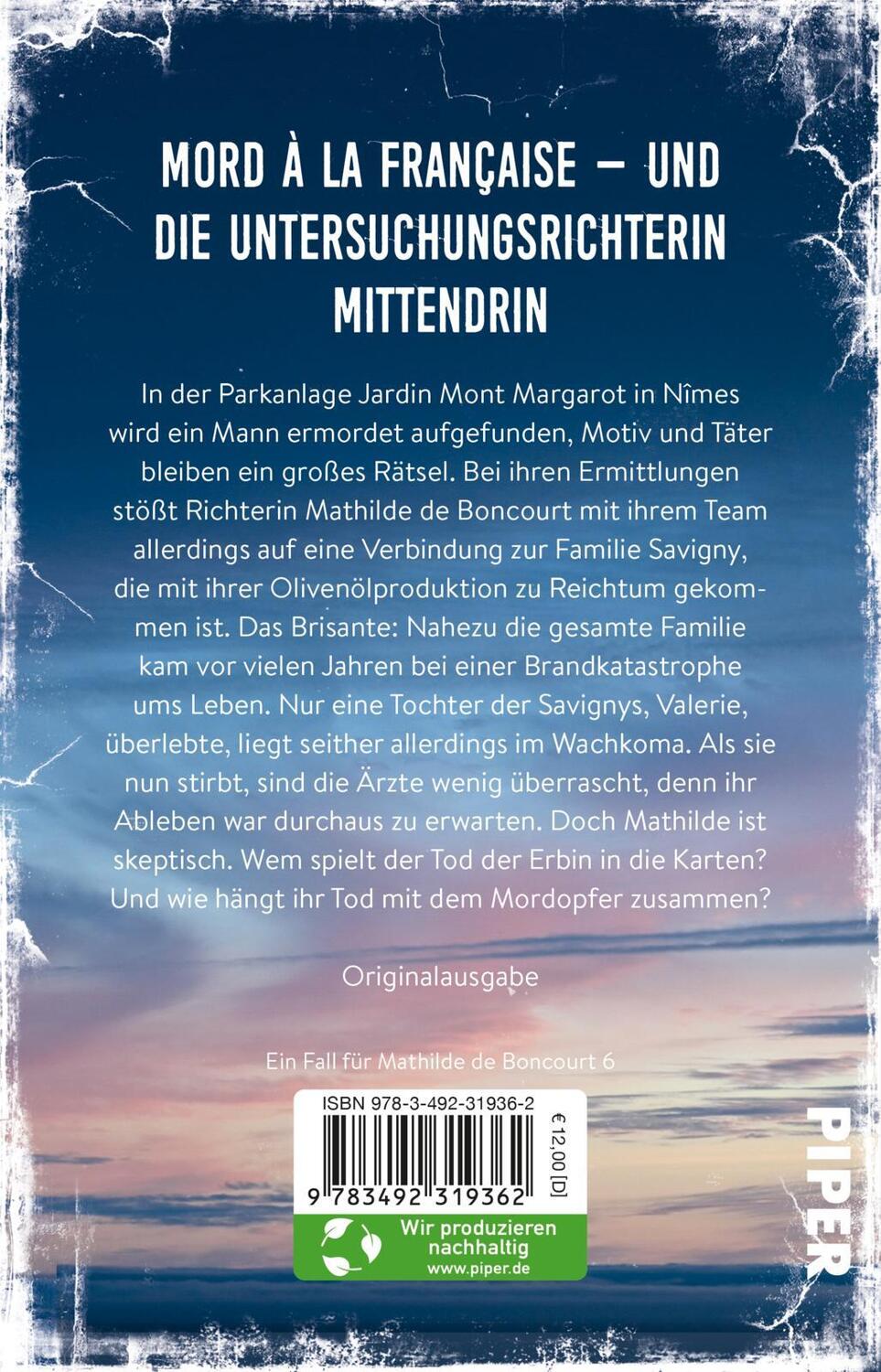 Rückseite: 9783492319362 | Die Richterin und das Erbe der Toten | Liliane Fontaine | Taschenbuch