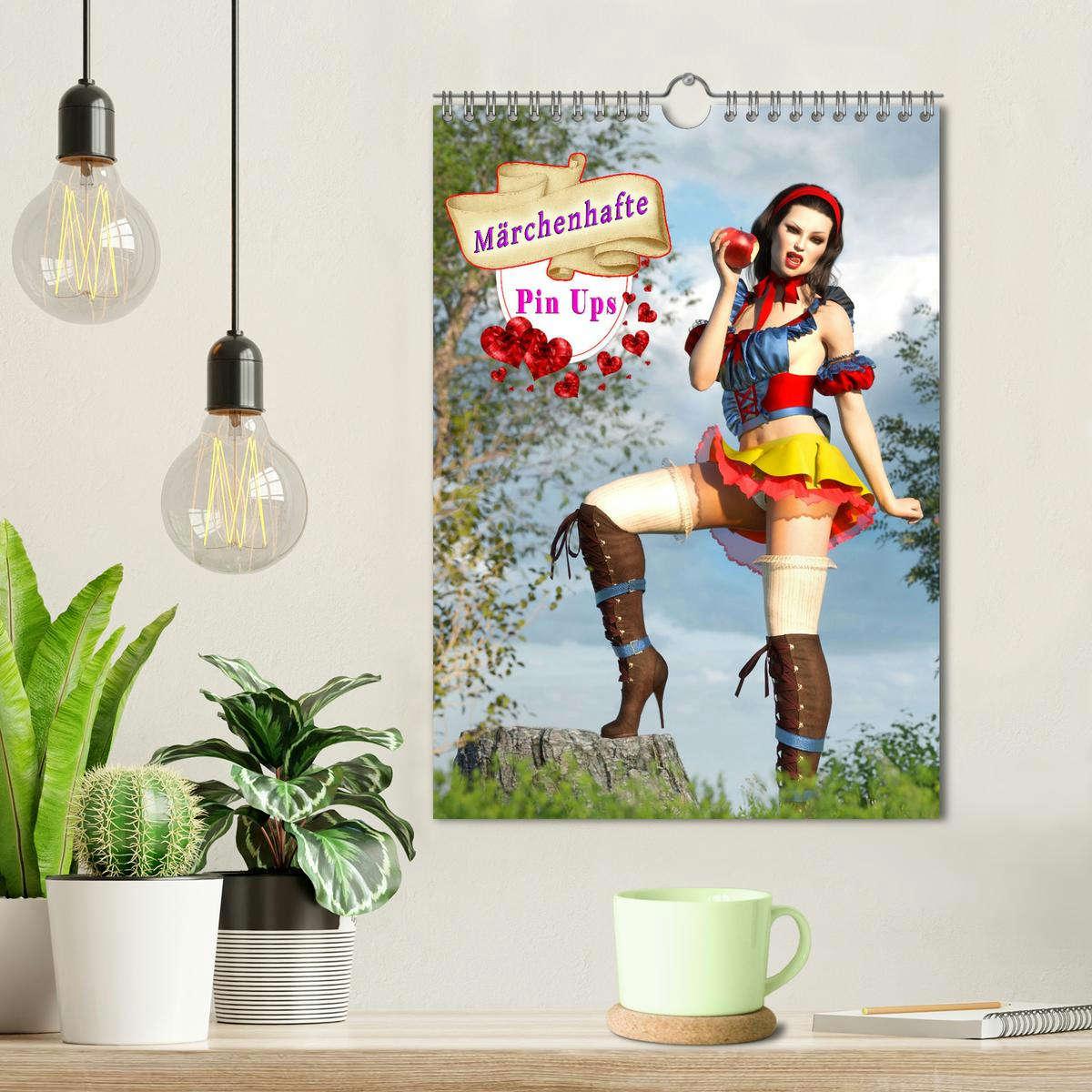 Bild: 9783435888474 | Märchenhafte Pin Ups (Wandkalender 2025 DIN A4 hoch), CALVENDO...