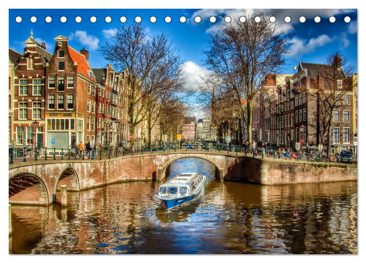 Bild: 9783435499489 | Amsterdam - Venedig des Nordens (Tischkalender 2025 DIN A5 quer),...