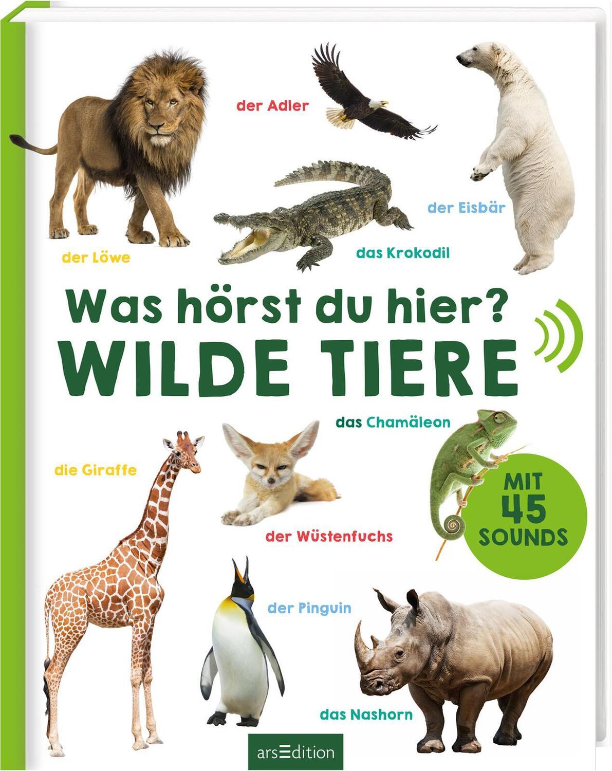 Cover: 9783845827278 | Was hörst du hier? - Wilde Tiere | Mit 50 Sounds | Buch | 16 S. | 2018