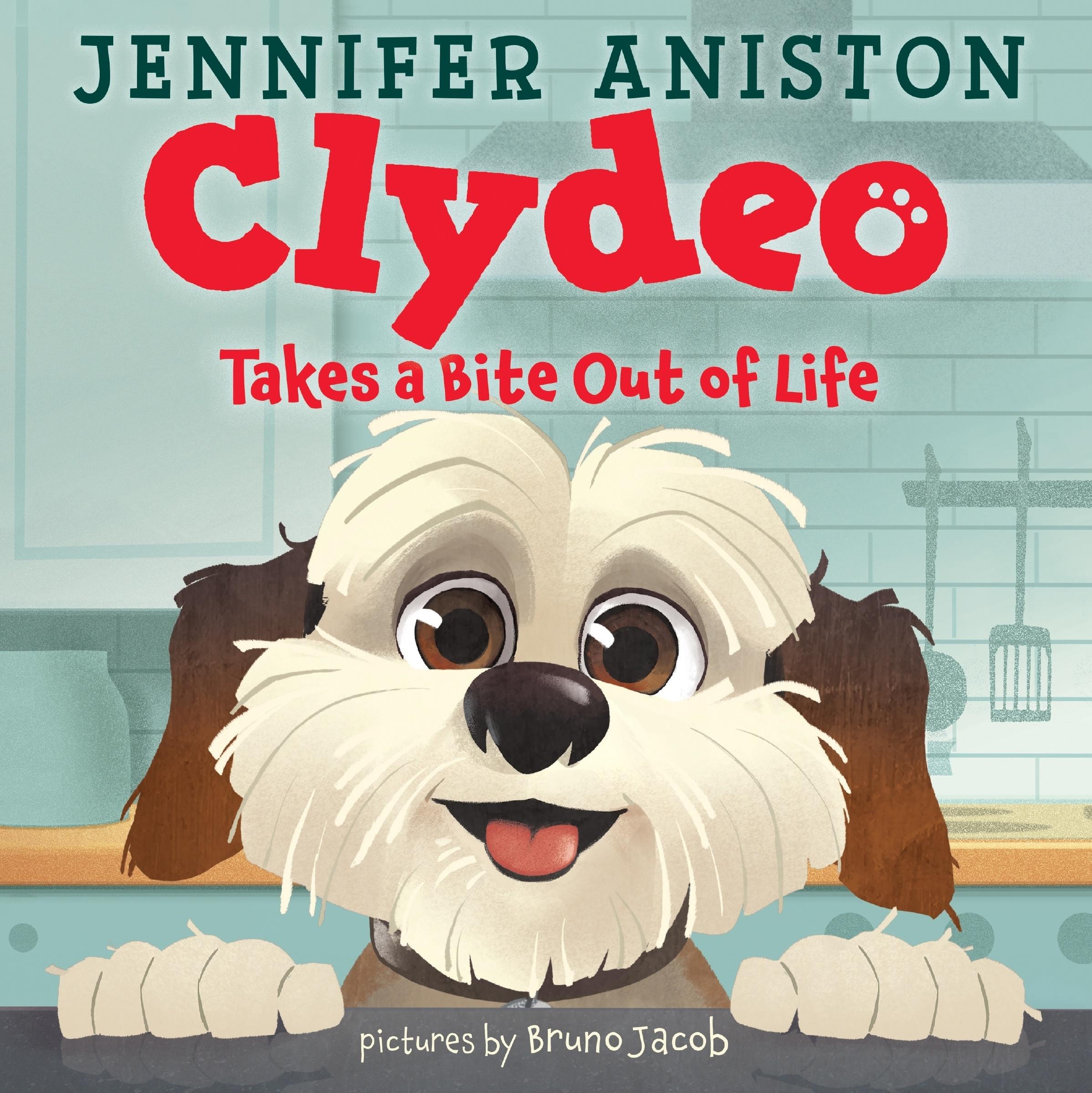 Cover: 9780063372368 | Clydeo Takes a Bite Out of Life | Jennifer Aniston | Buch | 32 S.