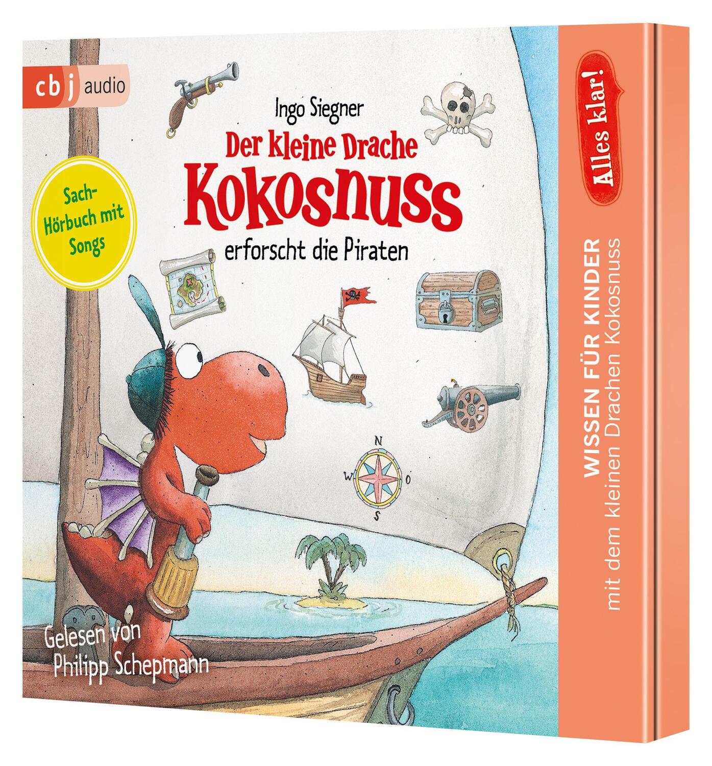 Bild: 9783837148930 | Alles klar! Der kleine Drache Kokosnuss erforscht die Piraten | CD