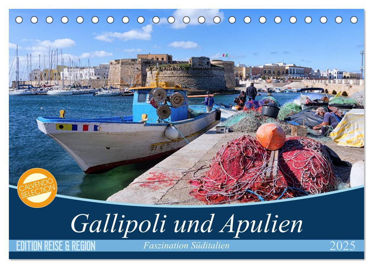 Cover: 9783435568543 | Gallipoli und Apulien - Faszination Süditalien (Tischkalender 2025...