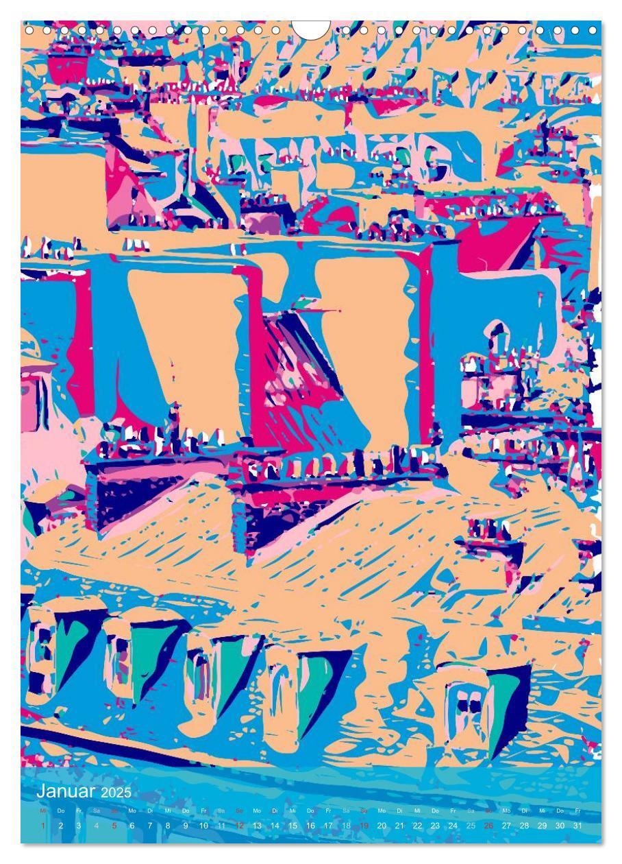 Bild: 9783457016336 | Paris pop-art (Wandkalender 2025 DIN A3 hoch), CALVENDO Monatskalender