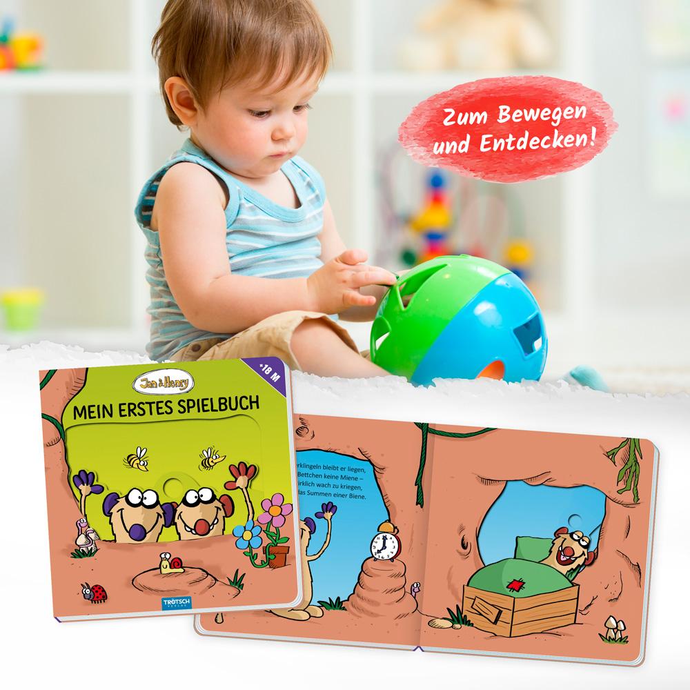 Bild: 9783988020918 | Trötsch Jan und Henry Mein erstes Spielbuch Pappenbuch mit Schiebern