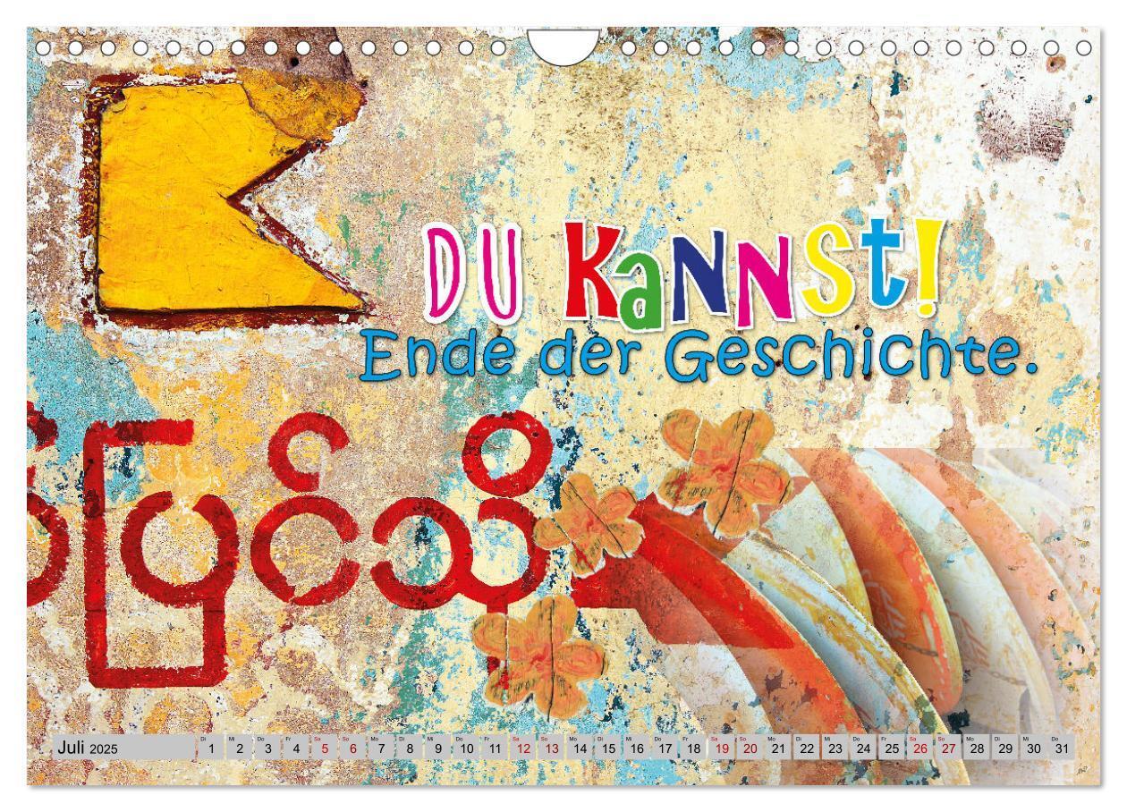 Bild: 9783383869884 | Optimisten leben länger (Wandkalender 2025 DIN A4 quer), CALVENDO...