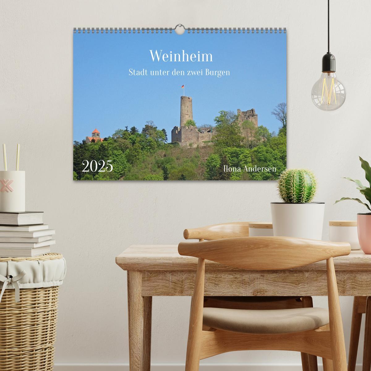 Bild: 9783383957093 | Weinheim - Stadt unter den zwei Burgen (Wandkalender 2025 DIN A3...