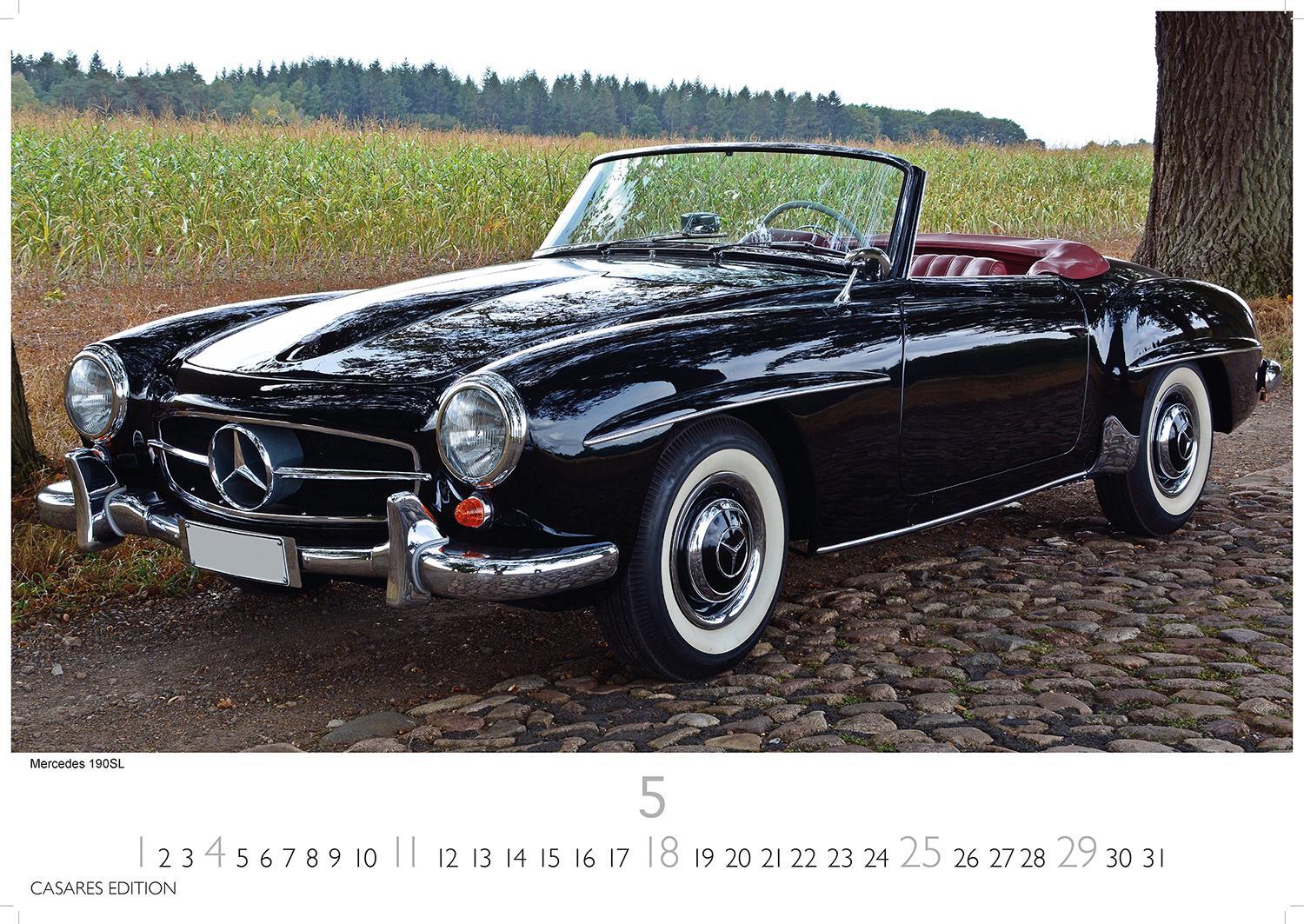 Bild: 9781835241004 | Mercedes Classic Cars 2025 L 35x50cm | Kalender | 14 S. | Deutsch