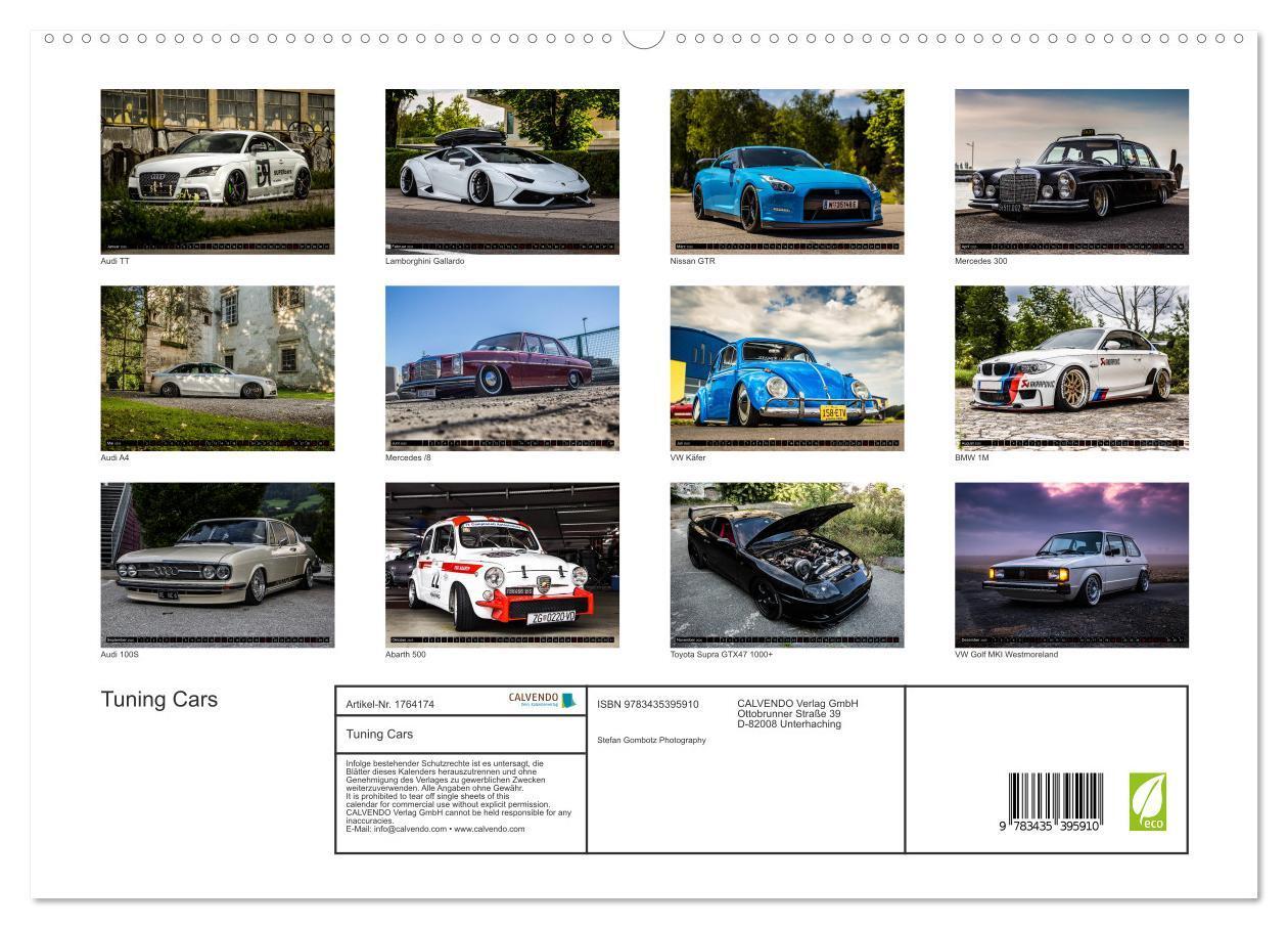 Bild: 9783435395910 | Tuning Cars (hochwertiger Premium Wandkalender 2025 DIN A2 quer),...