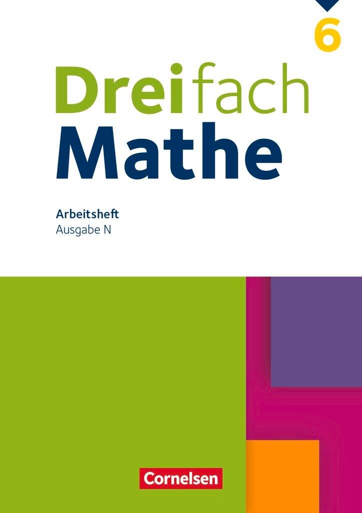 Cover: 9783060436866 | Dreifach Mathe 6. Schuljahr. Niedersachsen - Arbeitsheft mit Lösungen