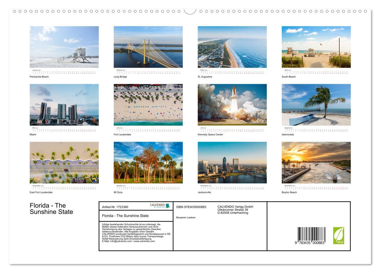 Bild: 9783435000883 | Florida - The Sunshine State (hochwertiger Premium Wandkalender...