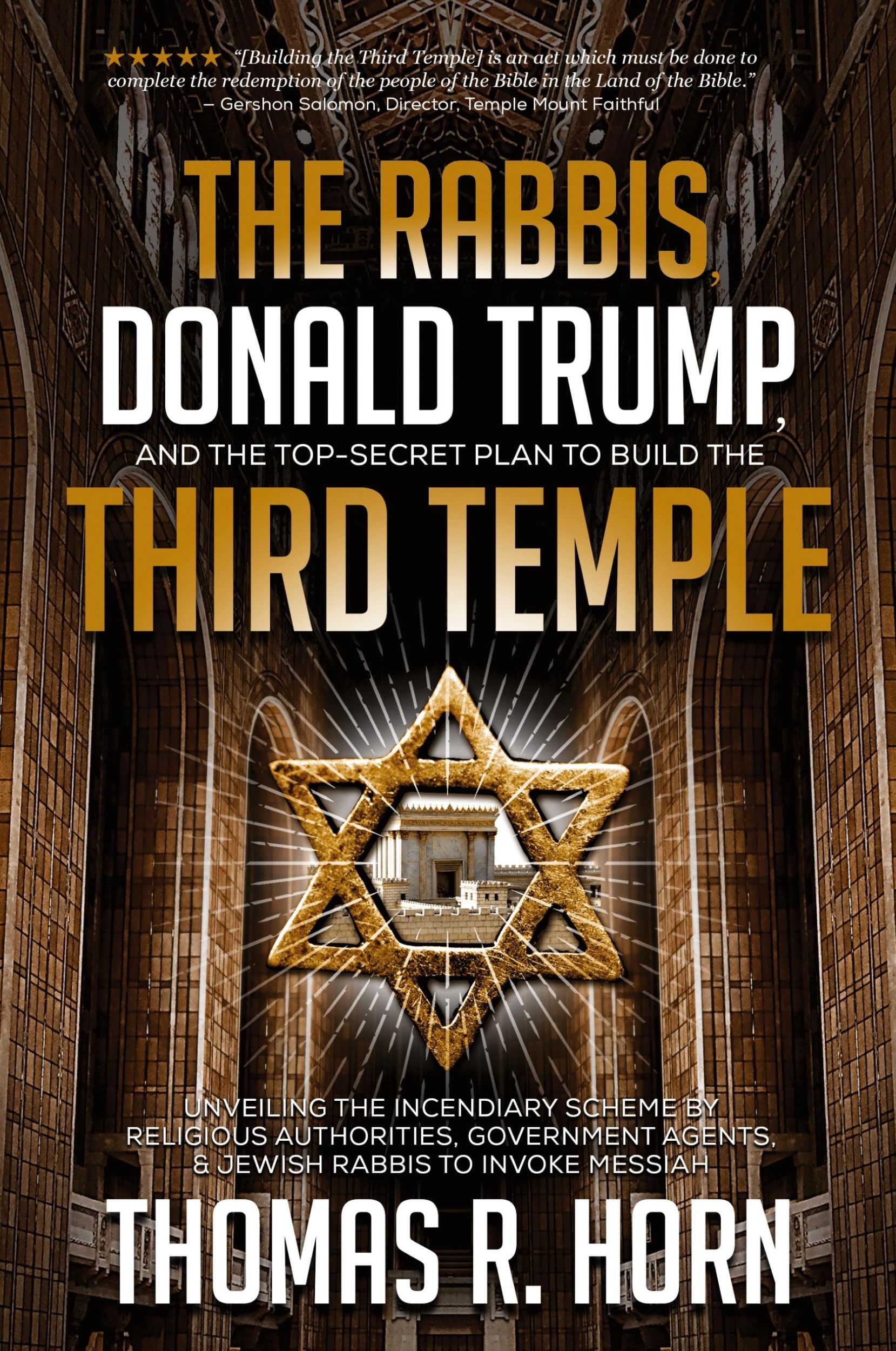 Cover: 9781948014168 | The Rabbis, Donald Trump, and the Top-Secret Plan to Build the...