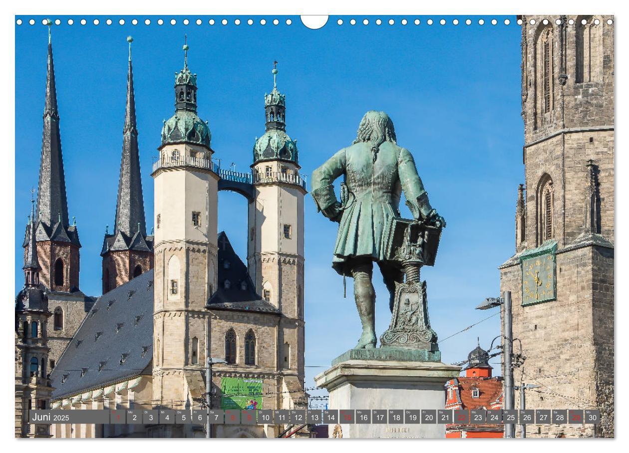 Bild: 9783435136834 | Blickpunkte Halle (Saale) (Wandkalender 2025 DIN A3 quer), CALVENDO...