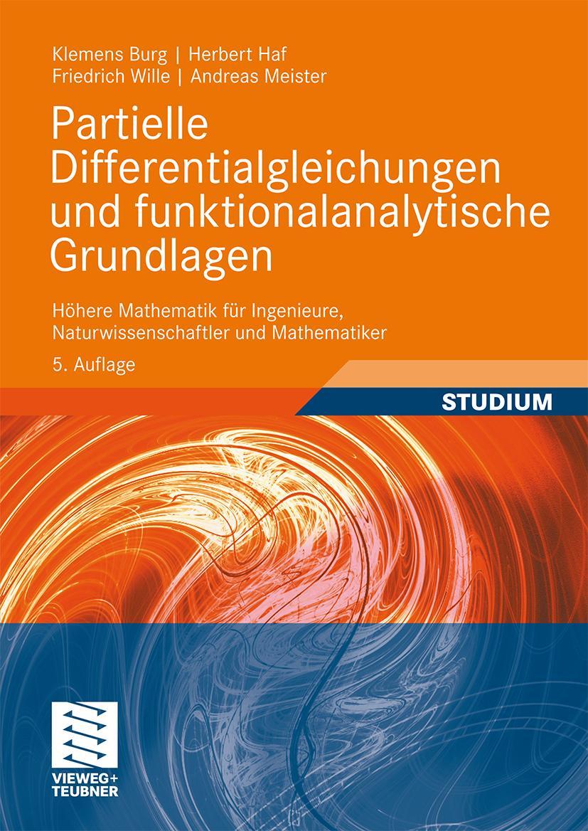 Cover: 9783834812940 | Partielle Differentialgleichungen und funktionalanalytische Grundlagen