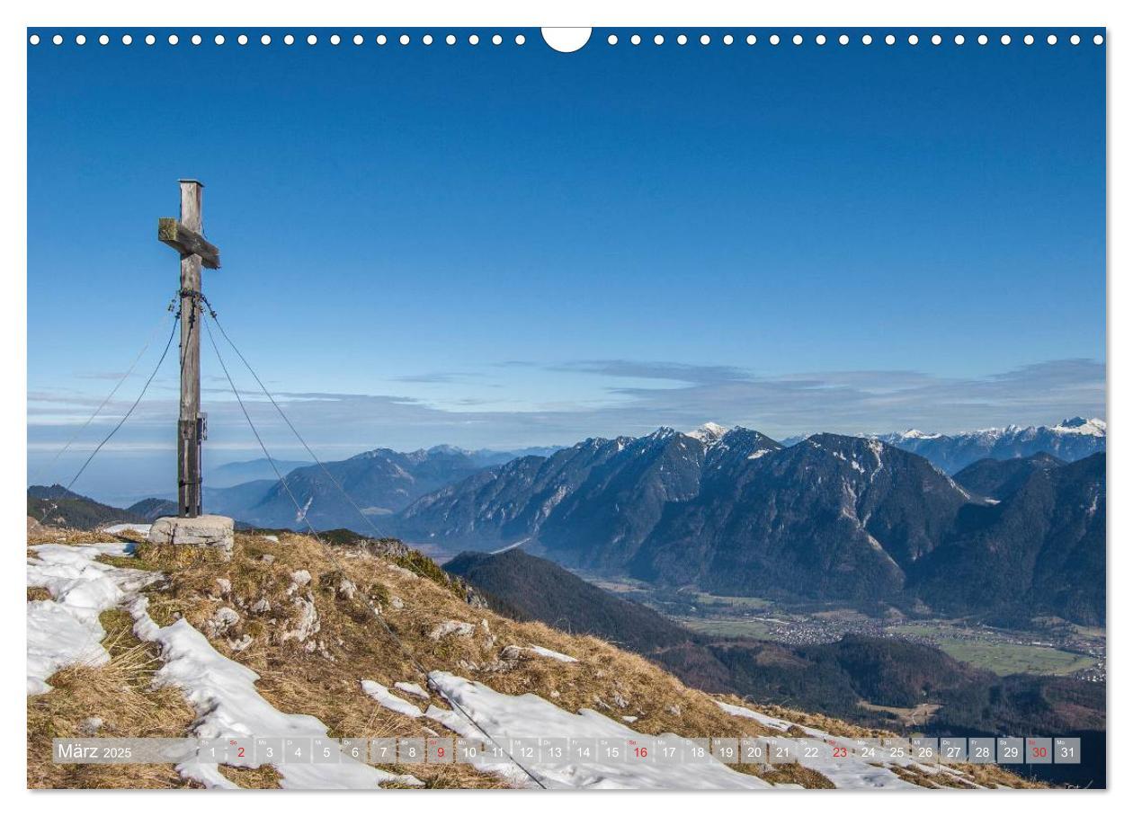 Bild: 9783435508570 | Gipfelkreuze auf bayerischen Bergen (Wandkalender 2025 DIN A3...