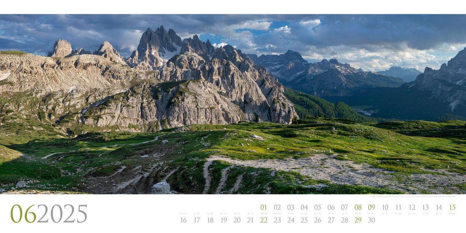 Bild: 9783838425580 | Dolomiten Kalender 2025 | Ackermann Kunstverlag | Kalender | 14 S.