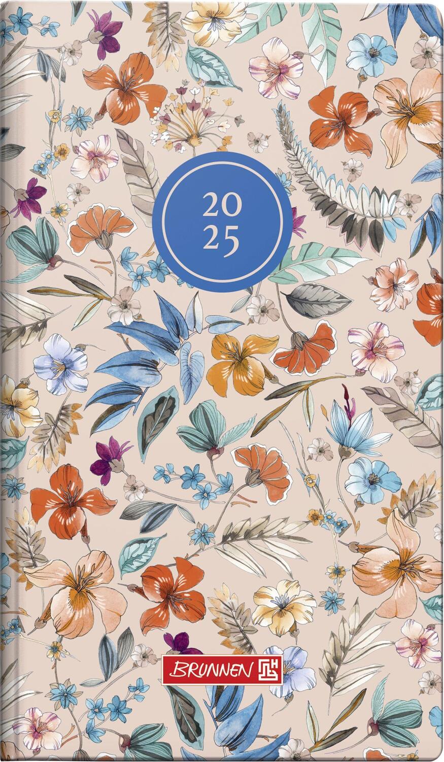 Cover: 4061947127621 | Brunnen 1075615025 Taschenkalender Modell 756 (2025) "Botanical" 2...