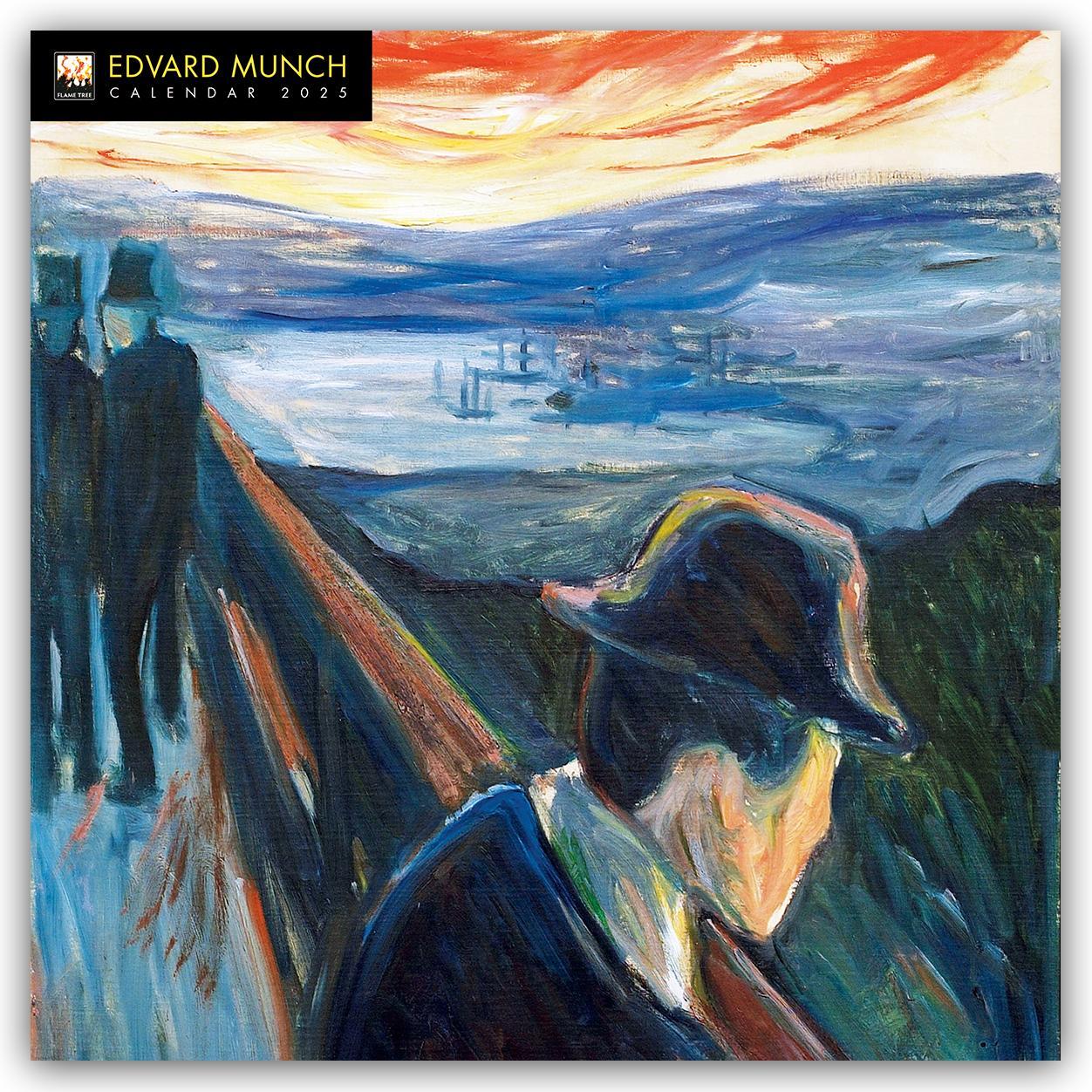 Cover: 9781835620366 | Edvard Munch 2025 | Original Flame Tree Publishing-Kalender [Kalender]