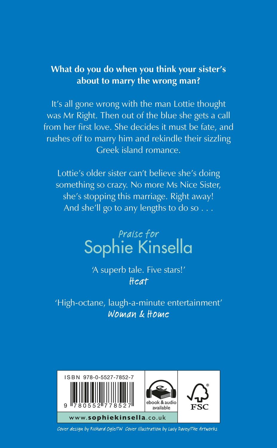 Rückseite: 9780552778527 | Wedding Night | Sophie Kinsella | Taschenbuch | 464 S. | Englisch