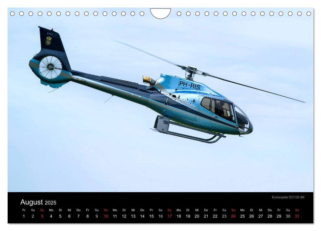 Bild: 9783435822836 | Helicopter 2025 (Wandkalender 2025 DIN A4 quer), CALVENDO...