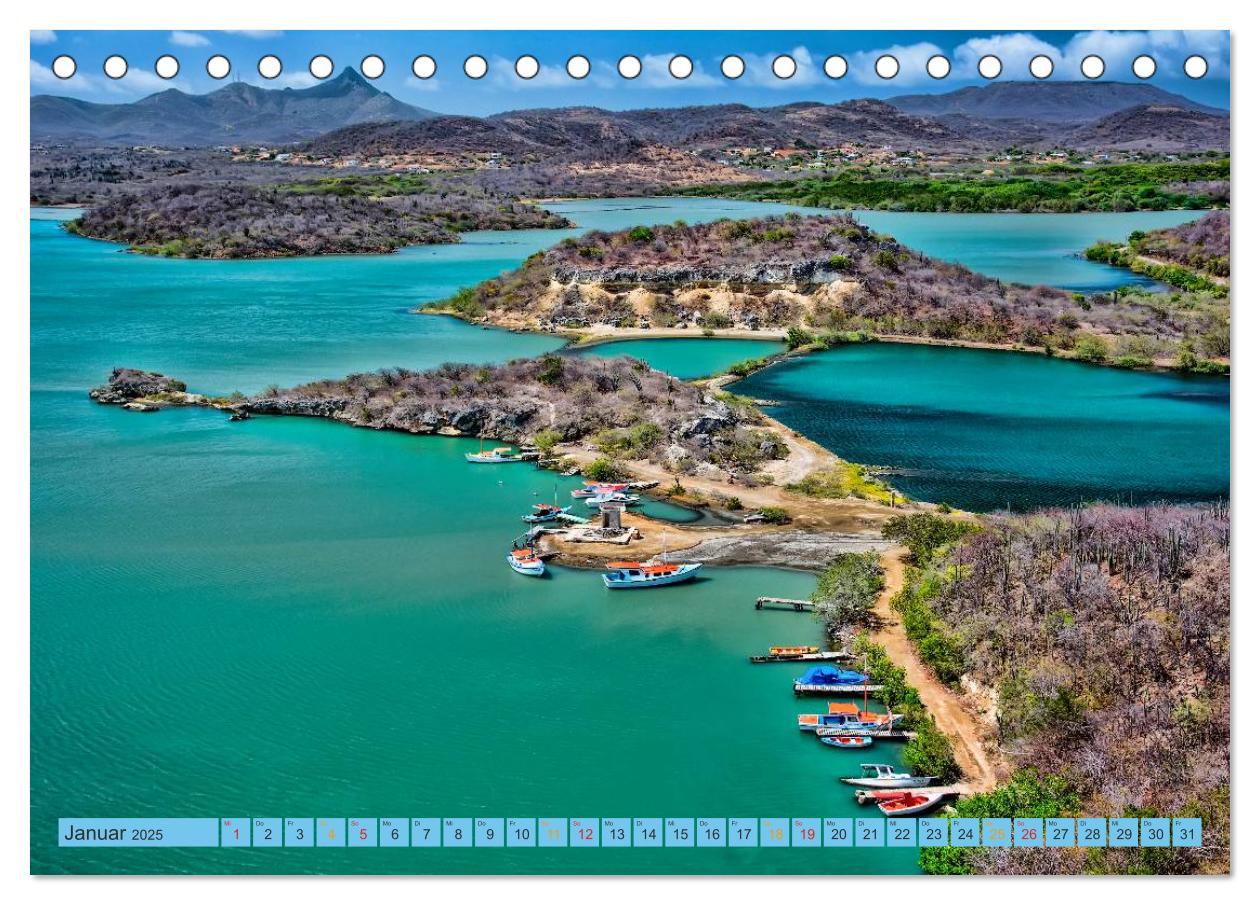 Bild: 9783435568109 | Curaçao - bunte Insel in der Karibik (Tischkalender 2025 DIN A5...