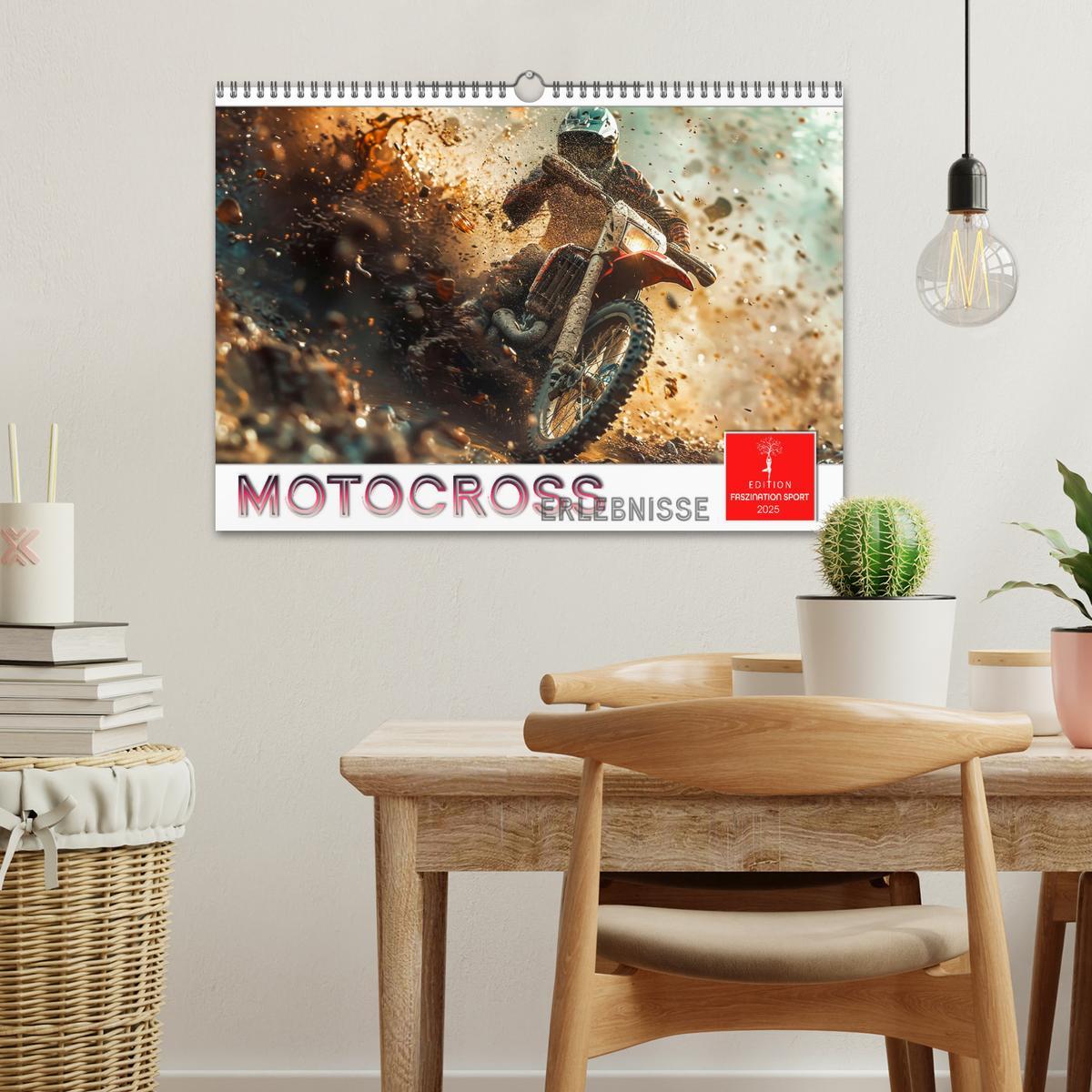 Bild: 9783457148013 | Motocross Erlebnisse (Wandkalender 2025 DIN A3 quer), CALVENDO...