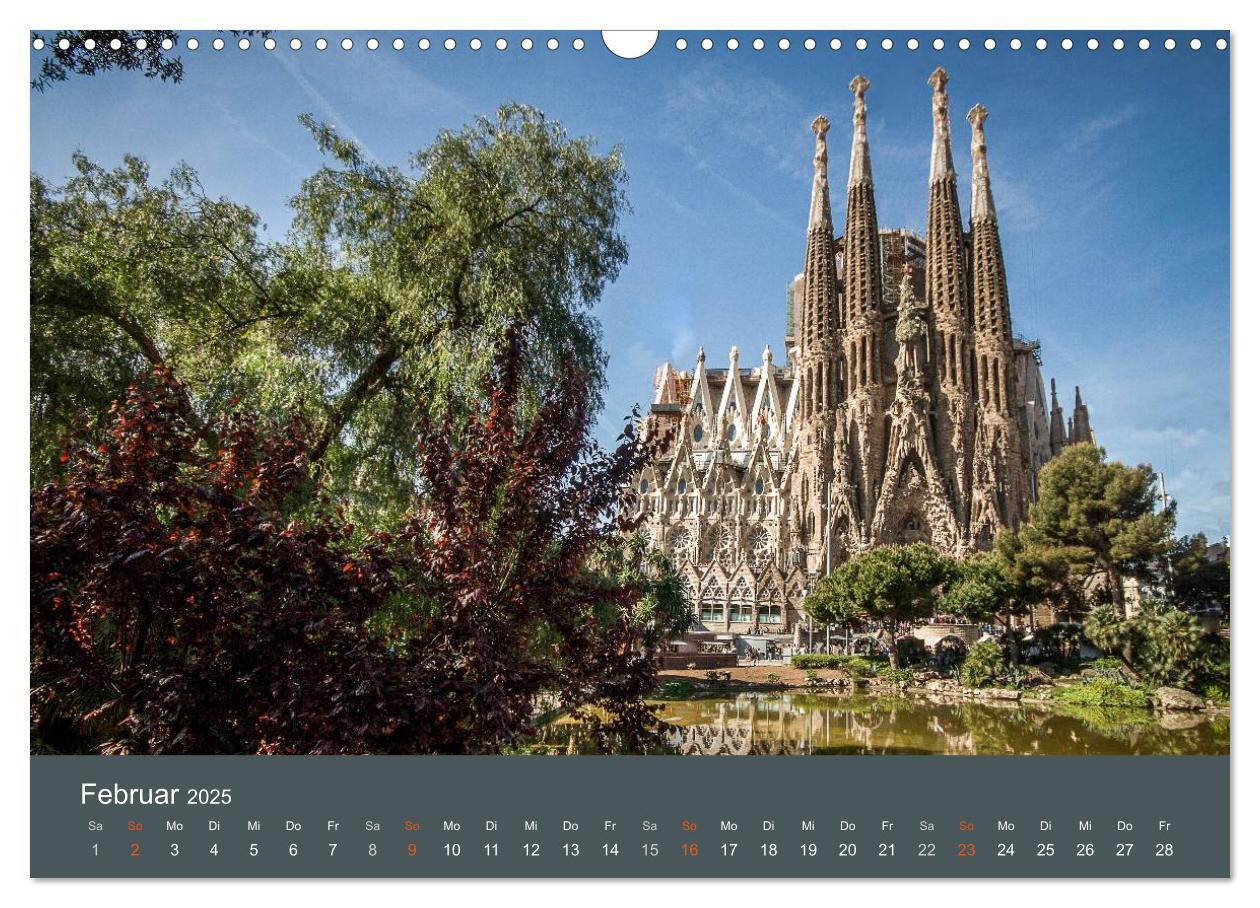 Bild: 9783435611690 | Barcelona - Faszinierende Architektur (Wandkalender 2025 DIN A3...