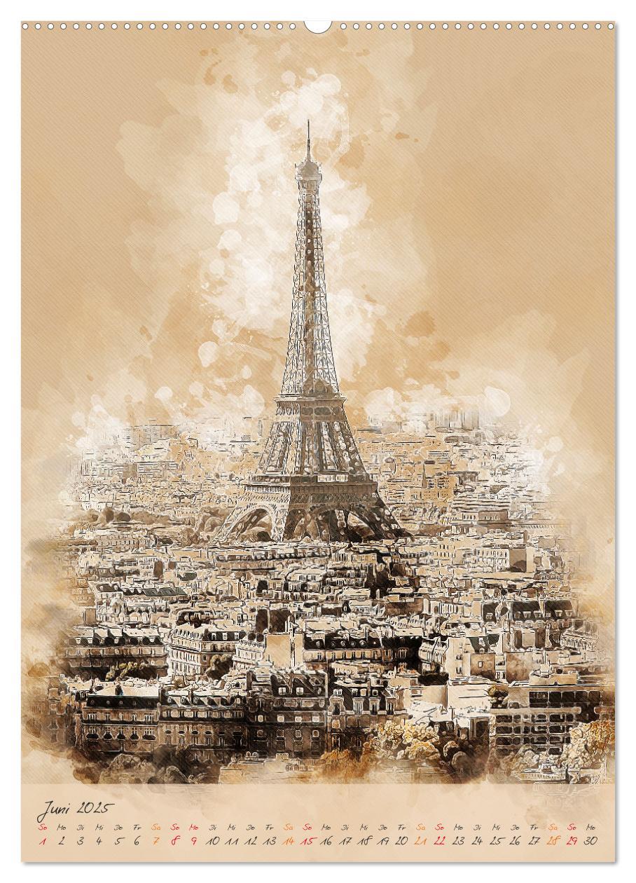 Bild: 9783435917068 | Paris - la Ville de l'amour (hochwertiger Premium Wandkalender 2025...