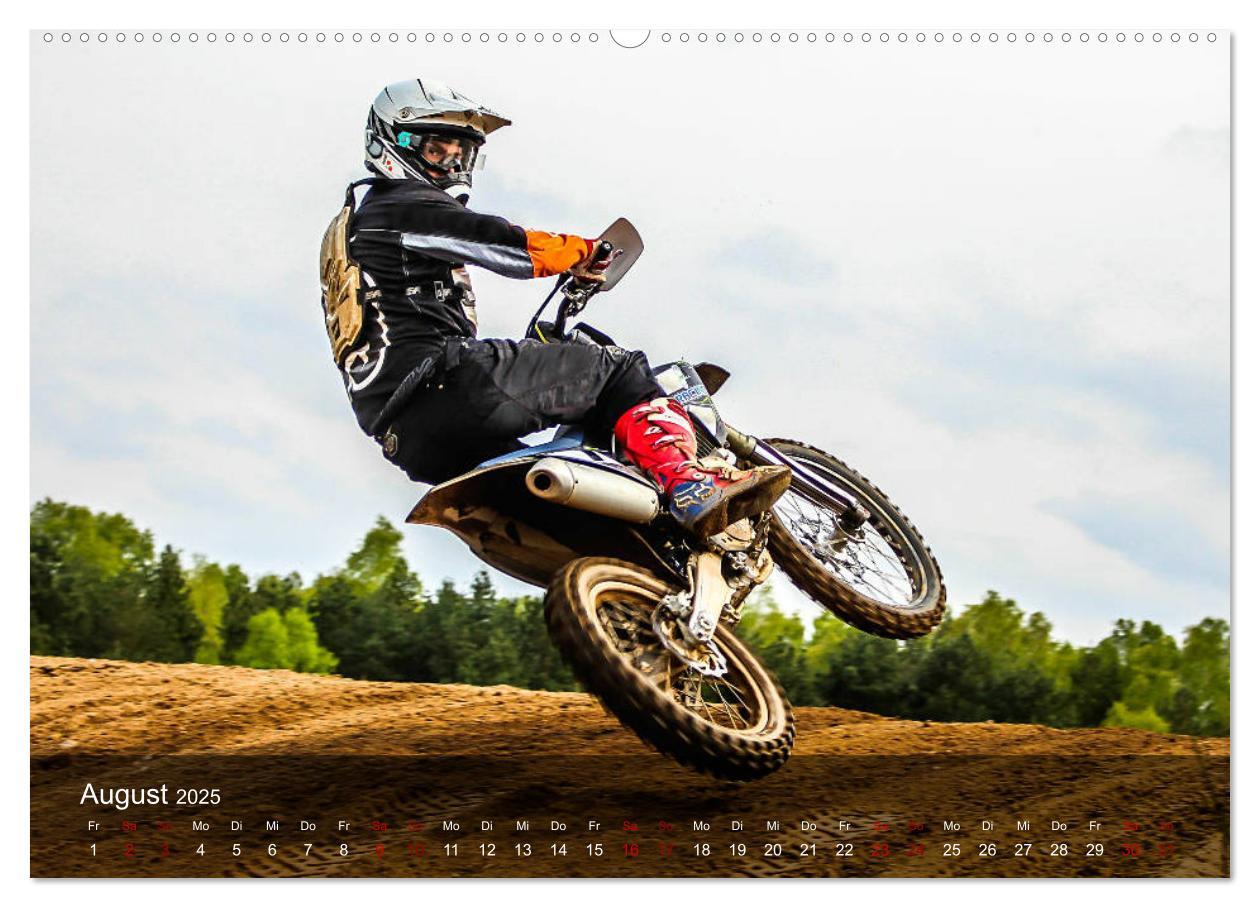 Bild: 9783435327966 | Motocross - Adrenalin pur (Wandkalender 2025 DIN A2 quer), CALVENDO...