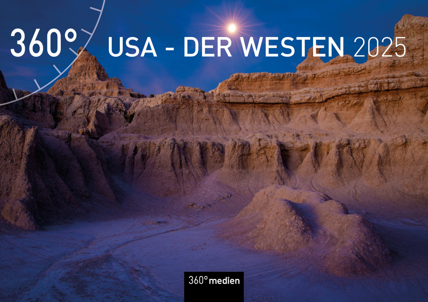 Cover: 9783968555751 | 360° USA - Der Westen Broschürenkalender 2025 | Christian Heeb | 28 S.