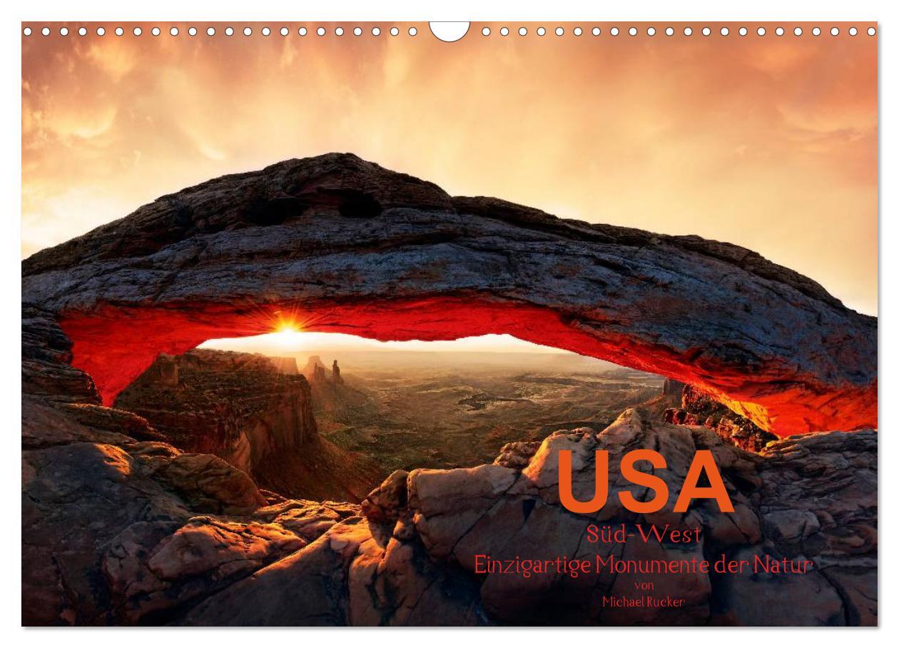 Cover: 9783435770847 | USA Süd-West (Wandkalender 2025 DIN A3 quer), CALVENDO Monatskalender