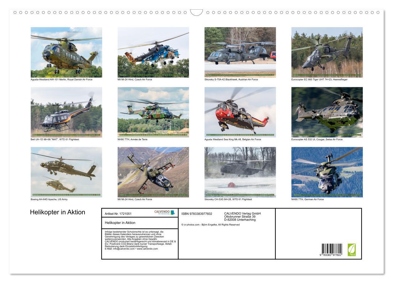 Bild: 9783383977602 | Helikopter in Aktion (Wandkalender 2025 DIN A2 quer), CALVENDO...