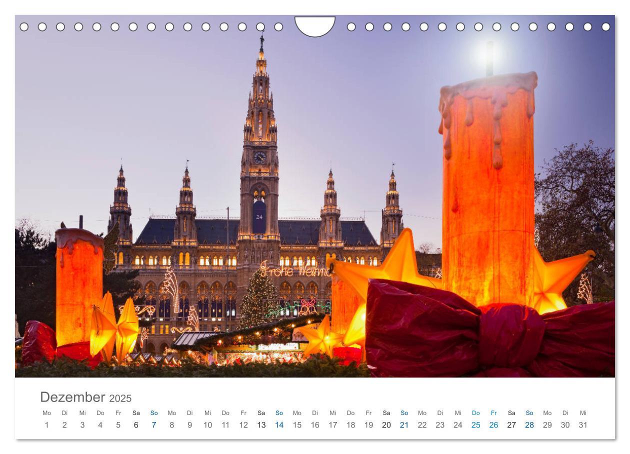 Bild: 9783435453771 | Traumhaftes Wien 2025 (Wandkalender 2025 DIN A4 quer), CALVENDO...