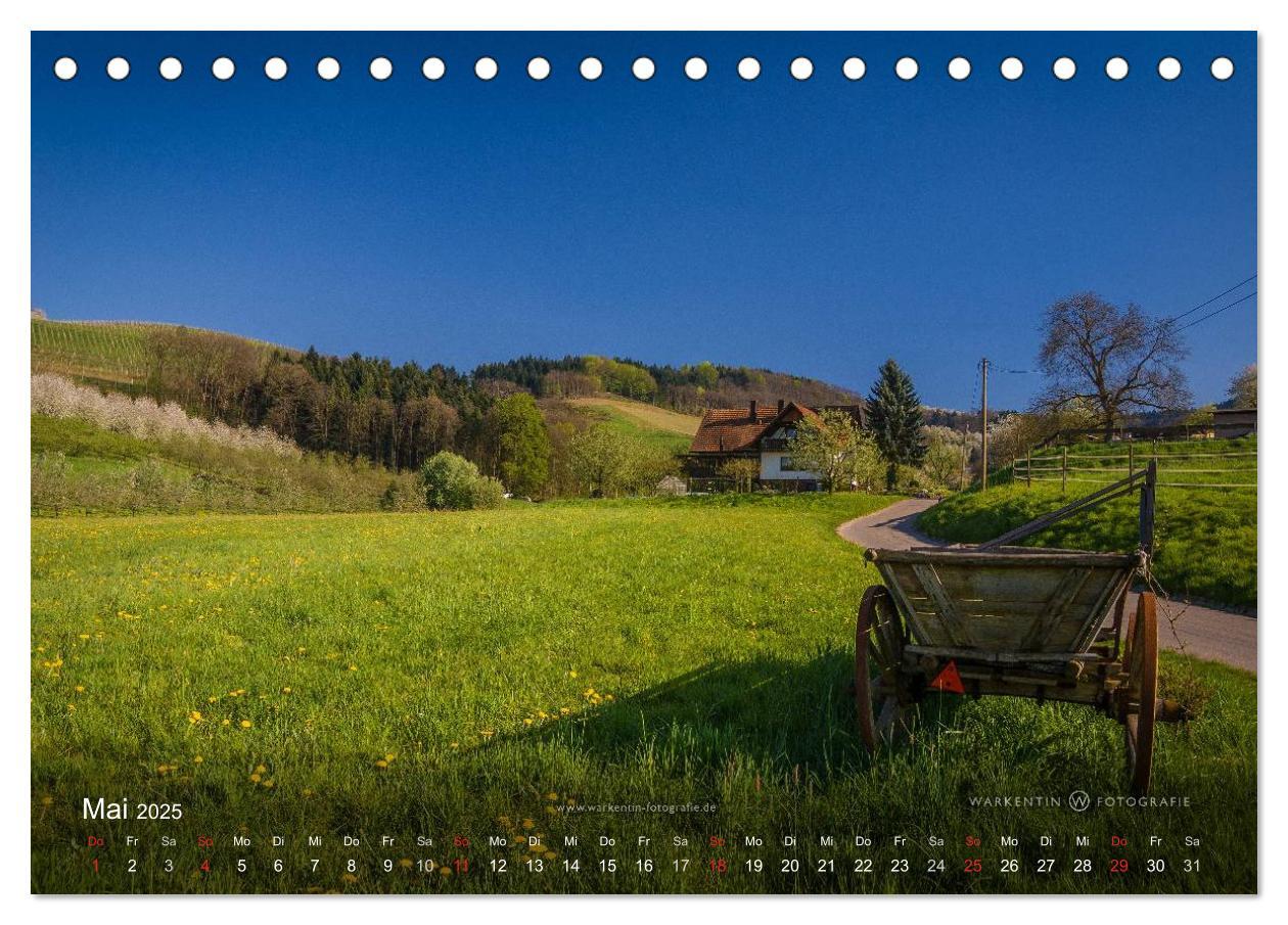 Bild: 9783435615551 | Romantisches Renchtal (Tischkalender 2025 DIN A5 quer), CALVENDO...