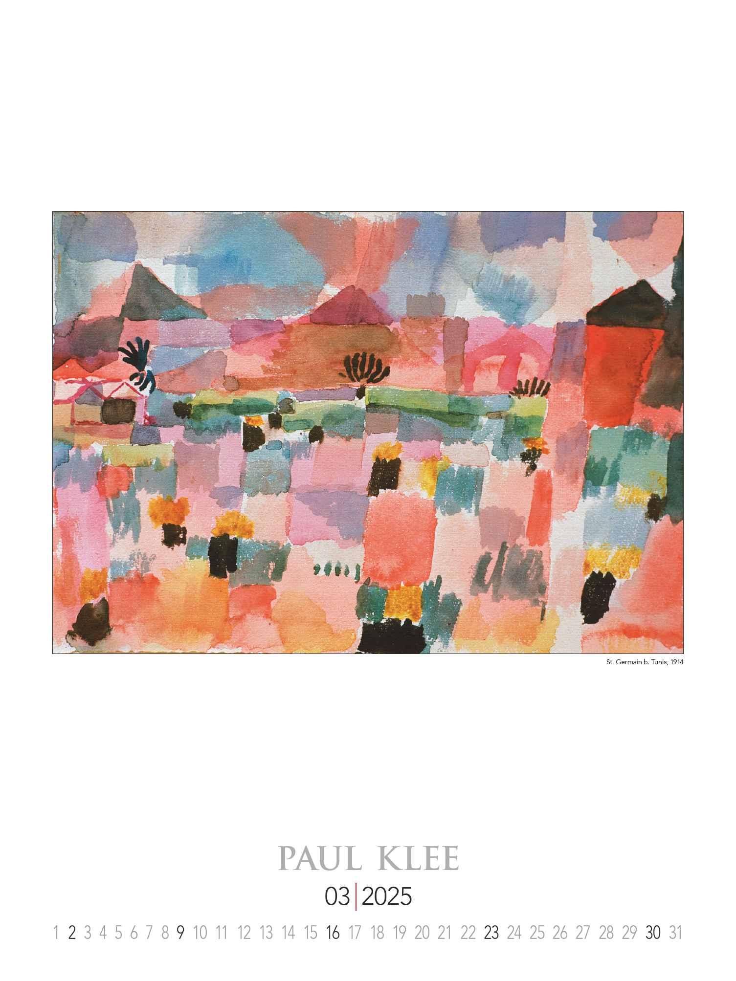 Bild: 4251732344092 | Tunisreise - Macke, Klee 2025 - Bild-Kalender 42x56 cm -...