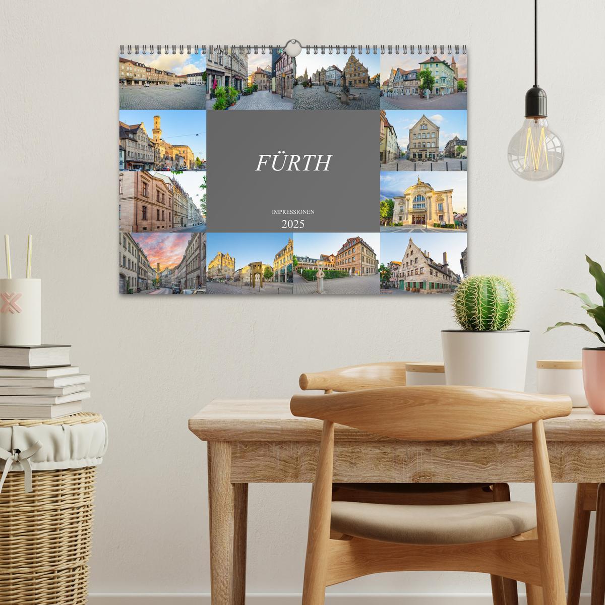 Bild: 9783435061204 | Fürth Impressionen (Wandkalender 2025 DIN A3 quer), CALVENDO...