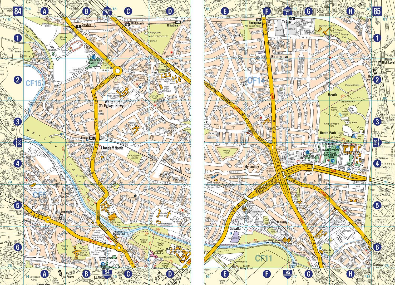 Bild: 9780008445195 | Cardiff A-Z Street Atlas | A-Z Maps | Taschenbuch | Englisch | 2021